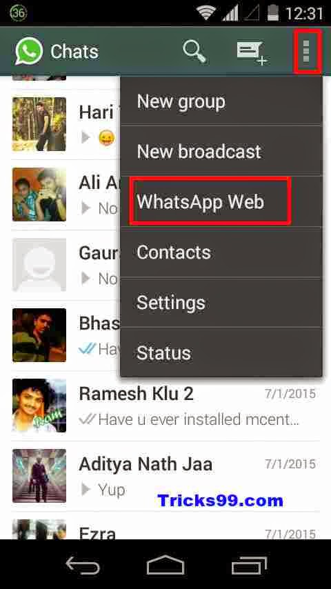 whatsapp web whatsapp web